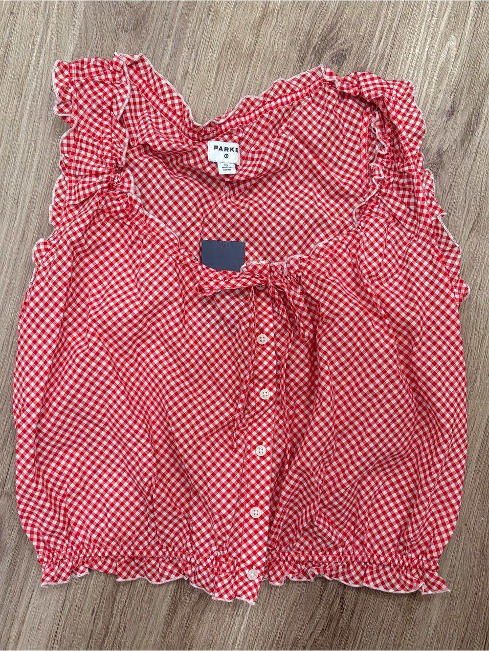 PARKE x Target Gingham Top - Picture 2 of 2